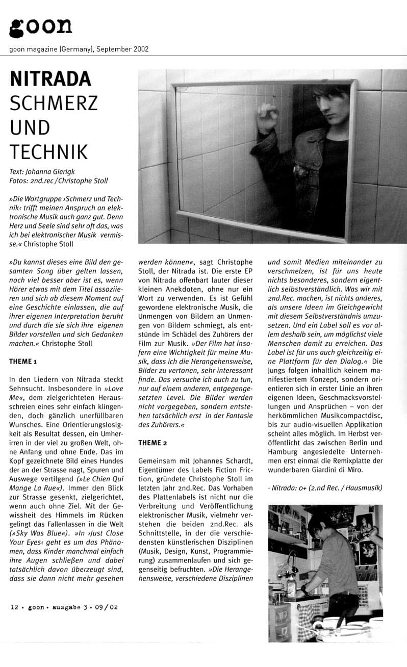 goon magazine clipping