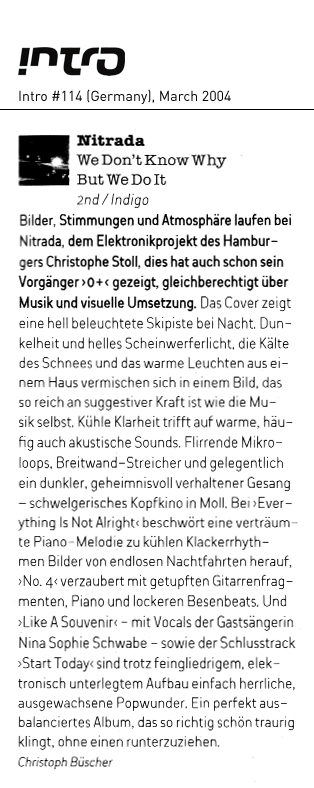 Intro clipping
