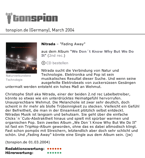 tonspion.de clipping