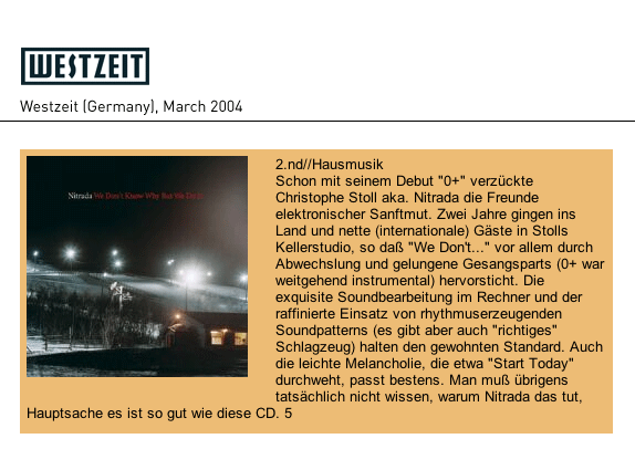 Westzeit clipping