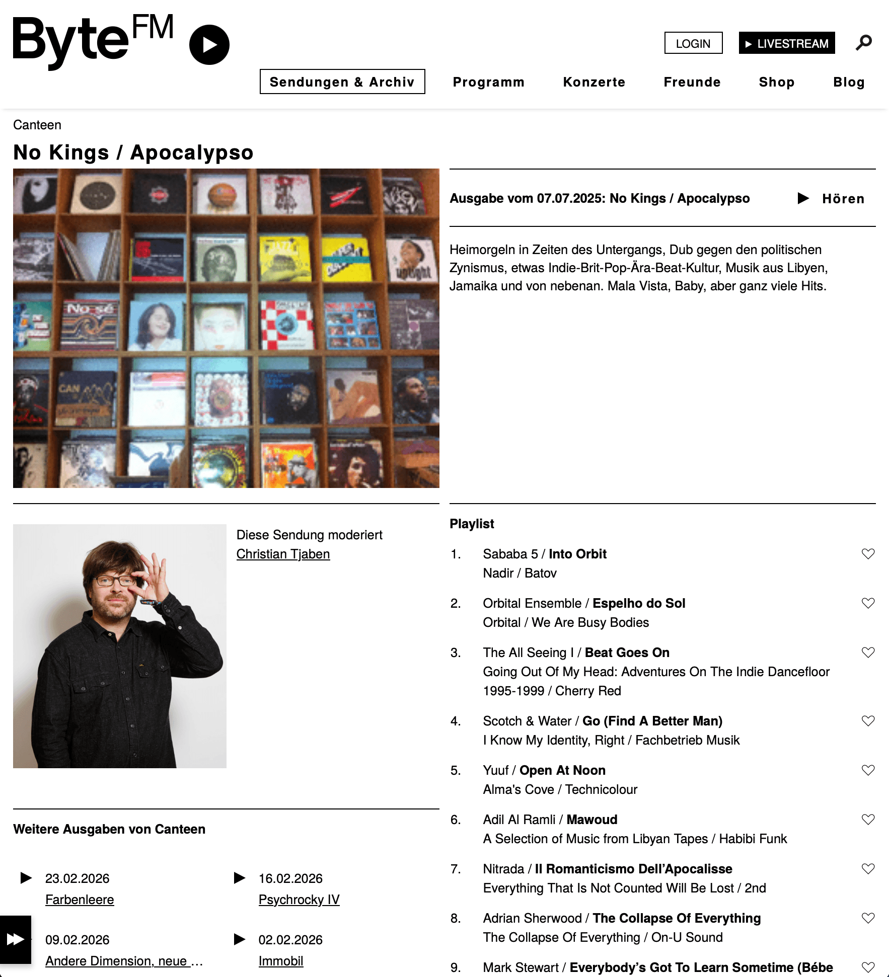 byte.fm / Canteen clipping